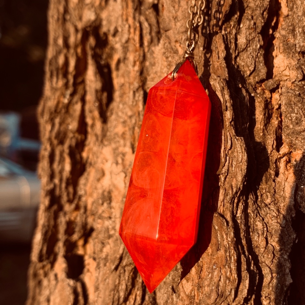 Handmade ✨ASH & EMBER Crystal Pendant